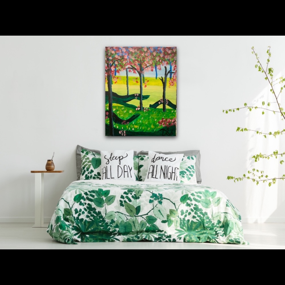 Spring Fever(Acrylic Painting) - Picture 2 of 2